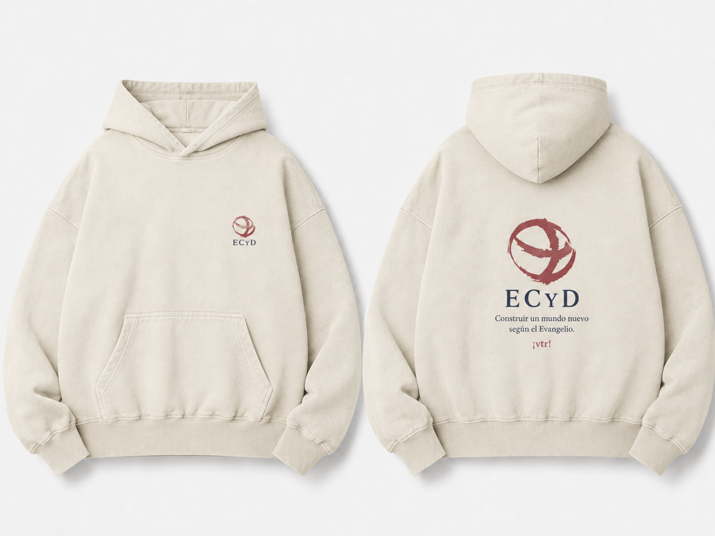 Sudadera ECyD — Construir un mundo nuevo
